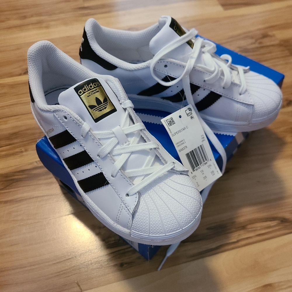 Adidas Superstar C Originals size 2